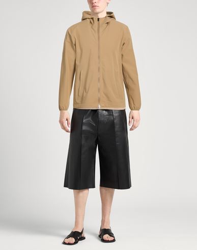Man Overcoat & Trench Coat Sand Size 38 Polyamide, Elastane