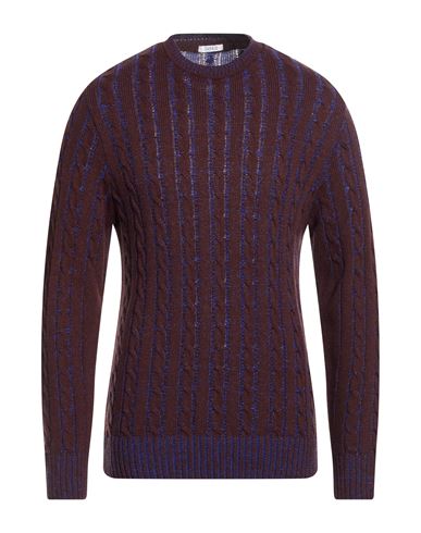 Man Sweater Chocolate brown Size XL Acrylic