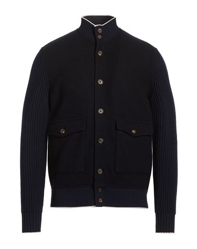 Man Jacket Midnight blue Size XXL Wool