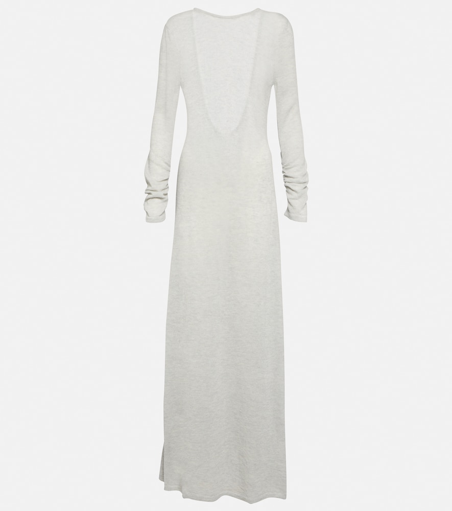 Alpaca-blend maxi dress