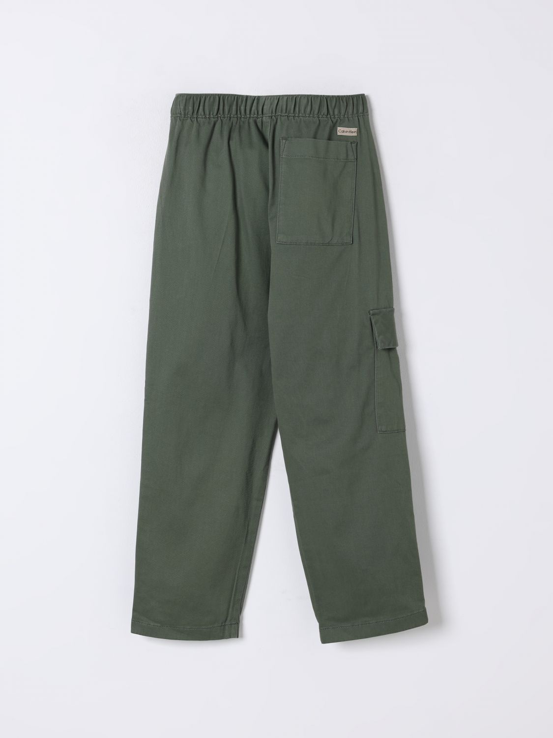 Pants CALVIN KLEIN Kids color Green