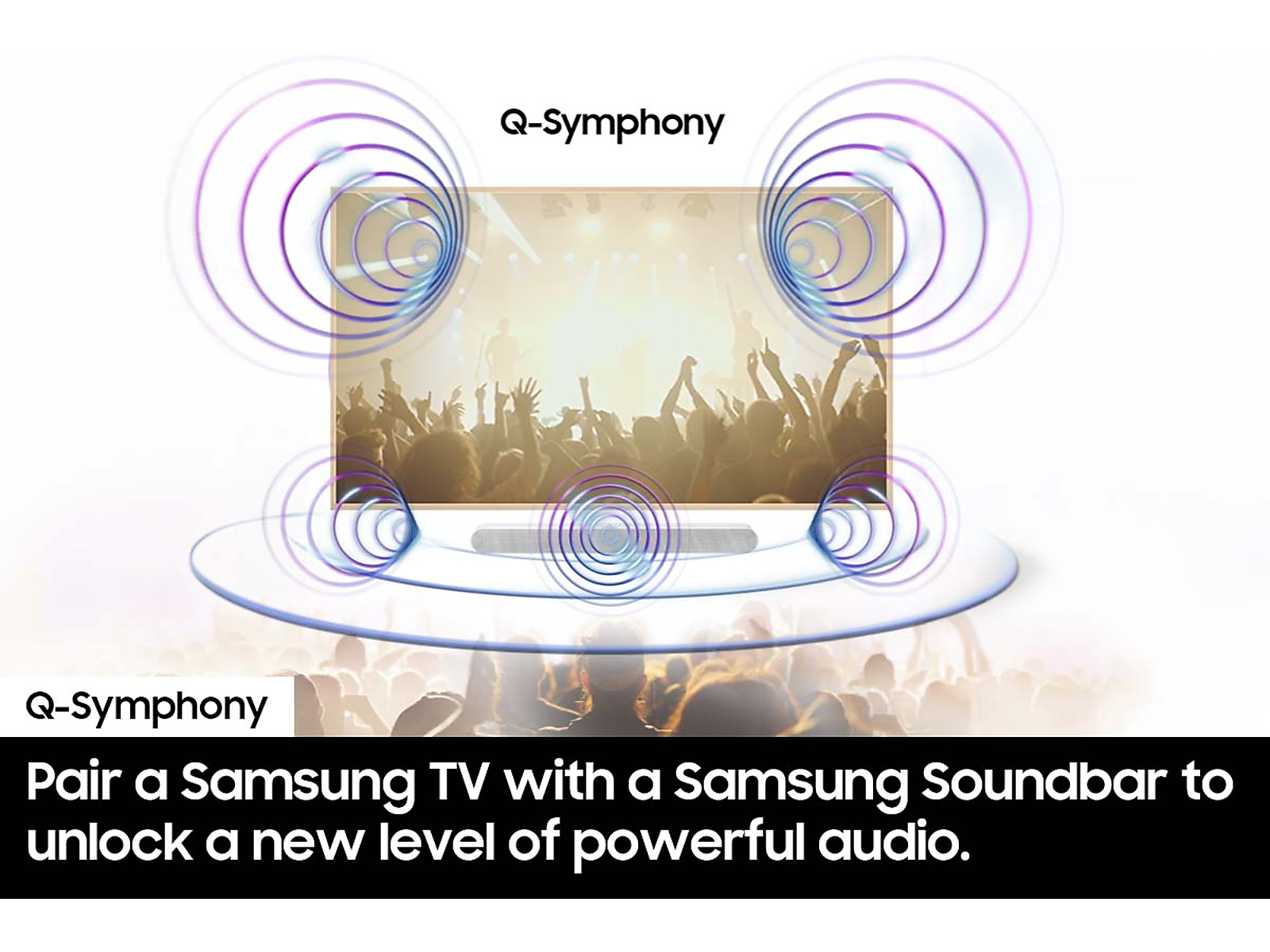 S-series All-in-one 5.0ch. Wireless Dolby ATMOS Soundbar w/ Q-Symphony / HW-S61D