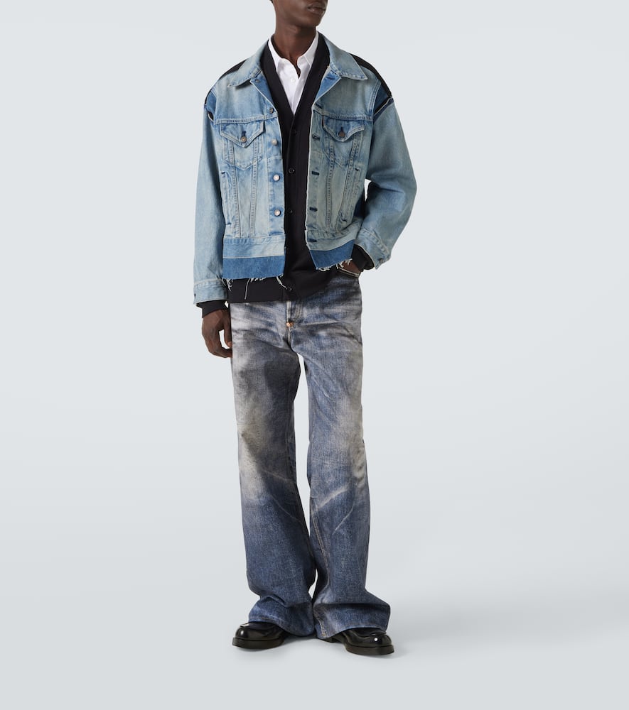 X Levi's jersey and denim jacket