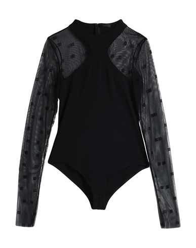 Givenchy Woman Bodysuit Black Size S Viscose, Elastane, Polyamide