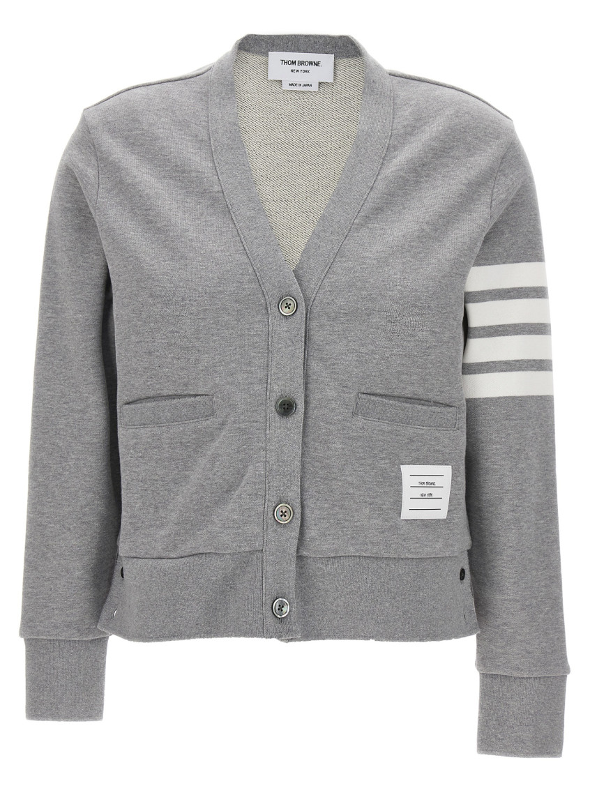 4-Bar stripe cardigan
