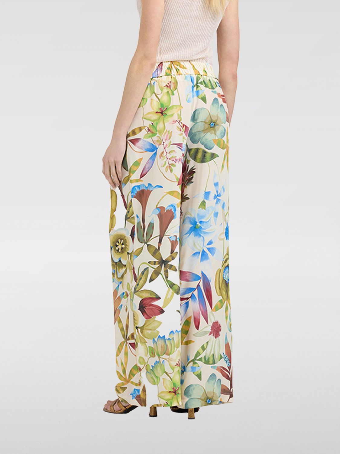 MOMONÌ Pants Woman color Cream