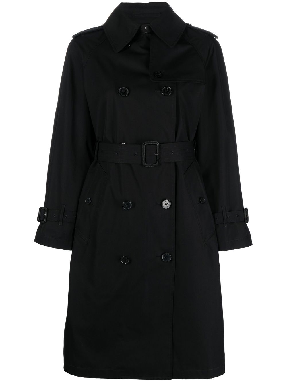 Muirkirk belted trench coat - Black