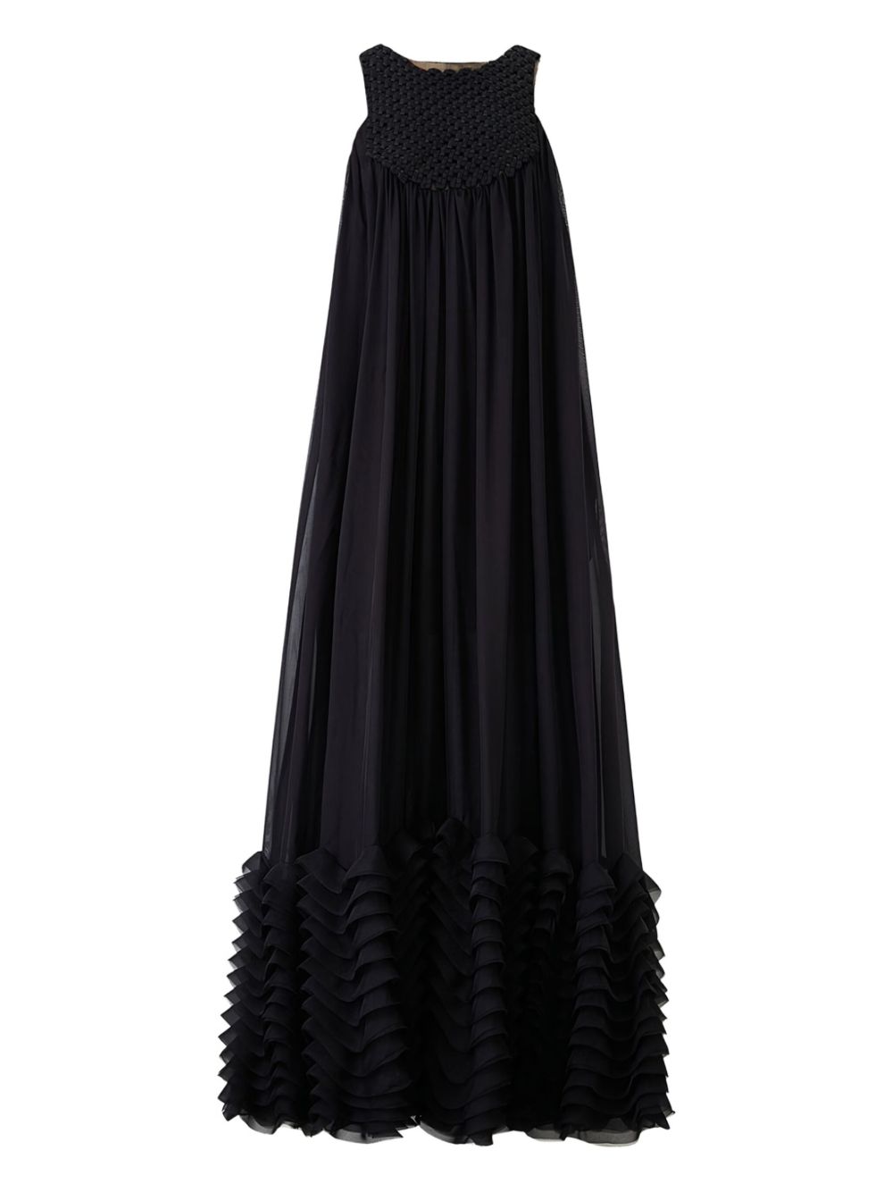 HUI MILANO sleeveless dress - Black