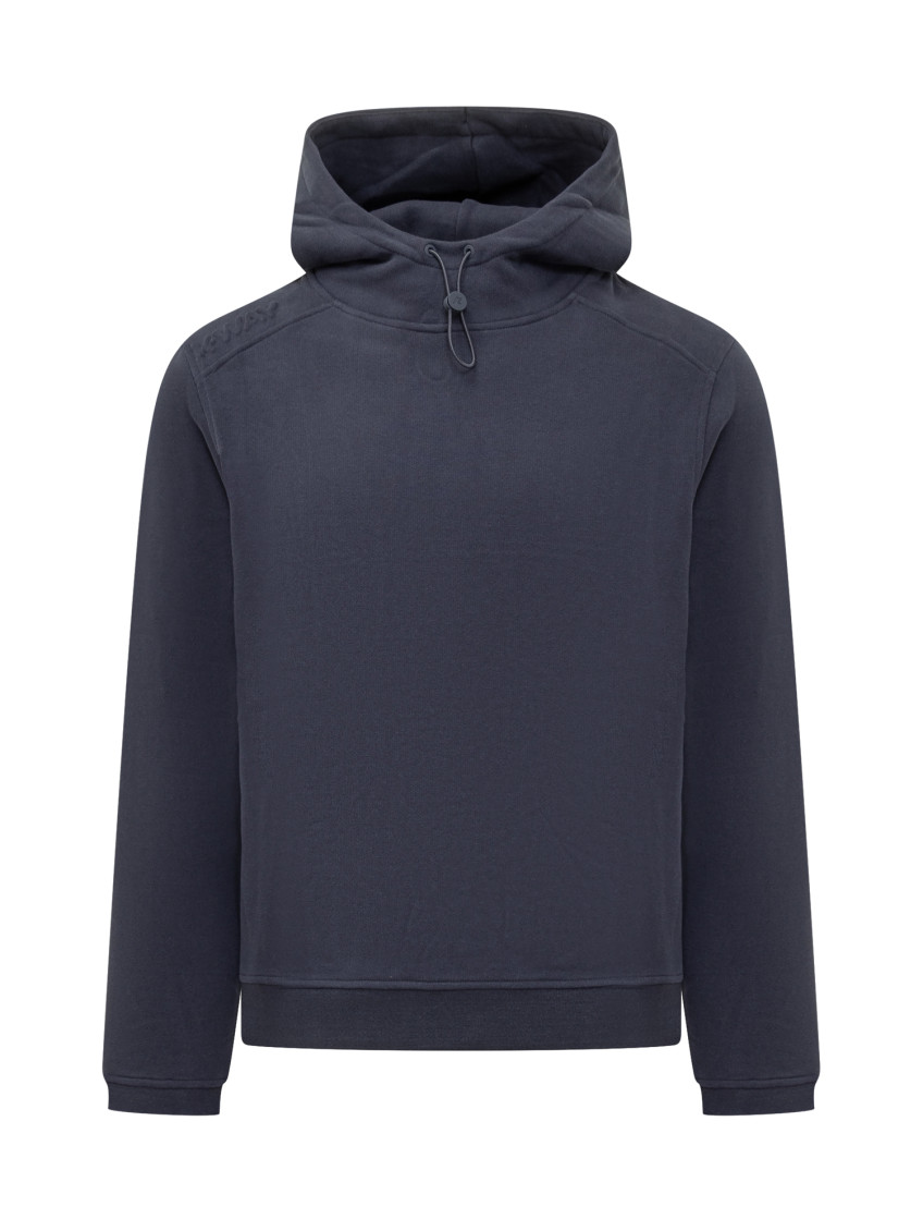 Blue Cotton Casual Jacket