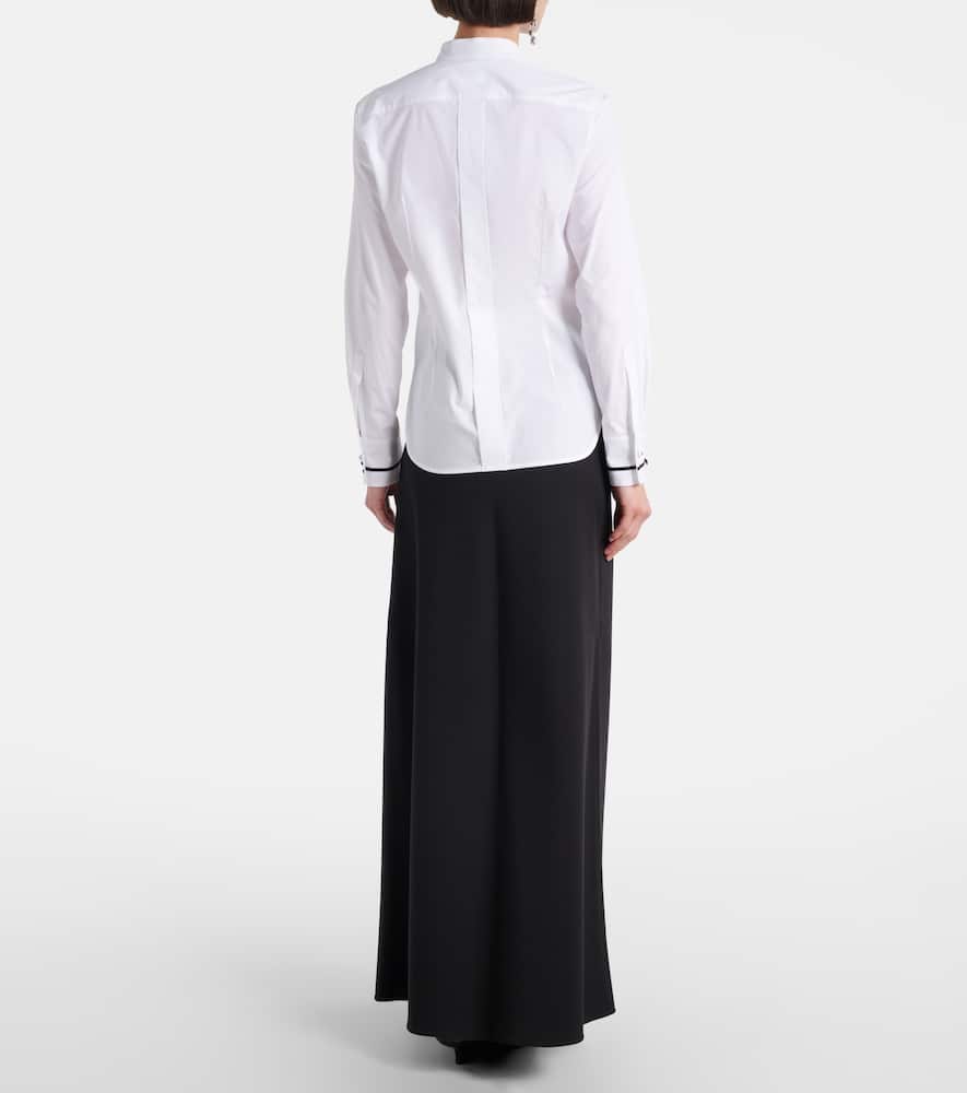 Otranto cotton-blend poplin shirt