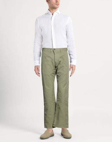Man Pants Military green Size 31 Cotton