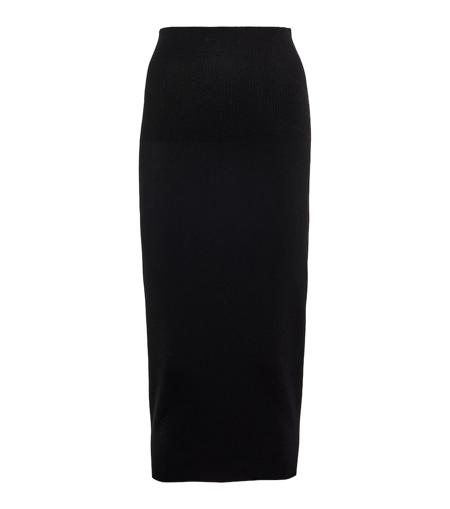 Victoria Beckham VB Body high-rise knit midi skirt