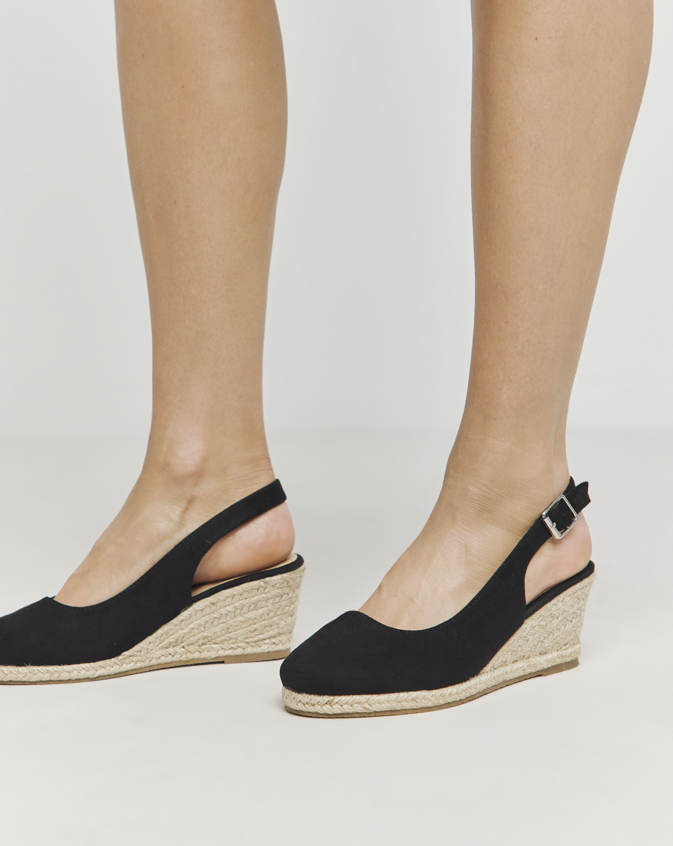 Slingback Wedge Espadrilles EEEEE Fit