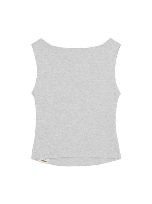 G SLIT SLEEVELESS TOP