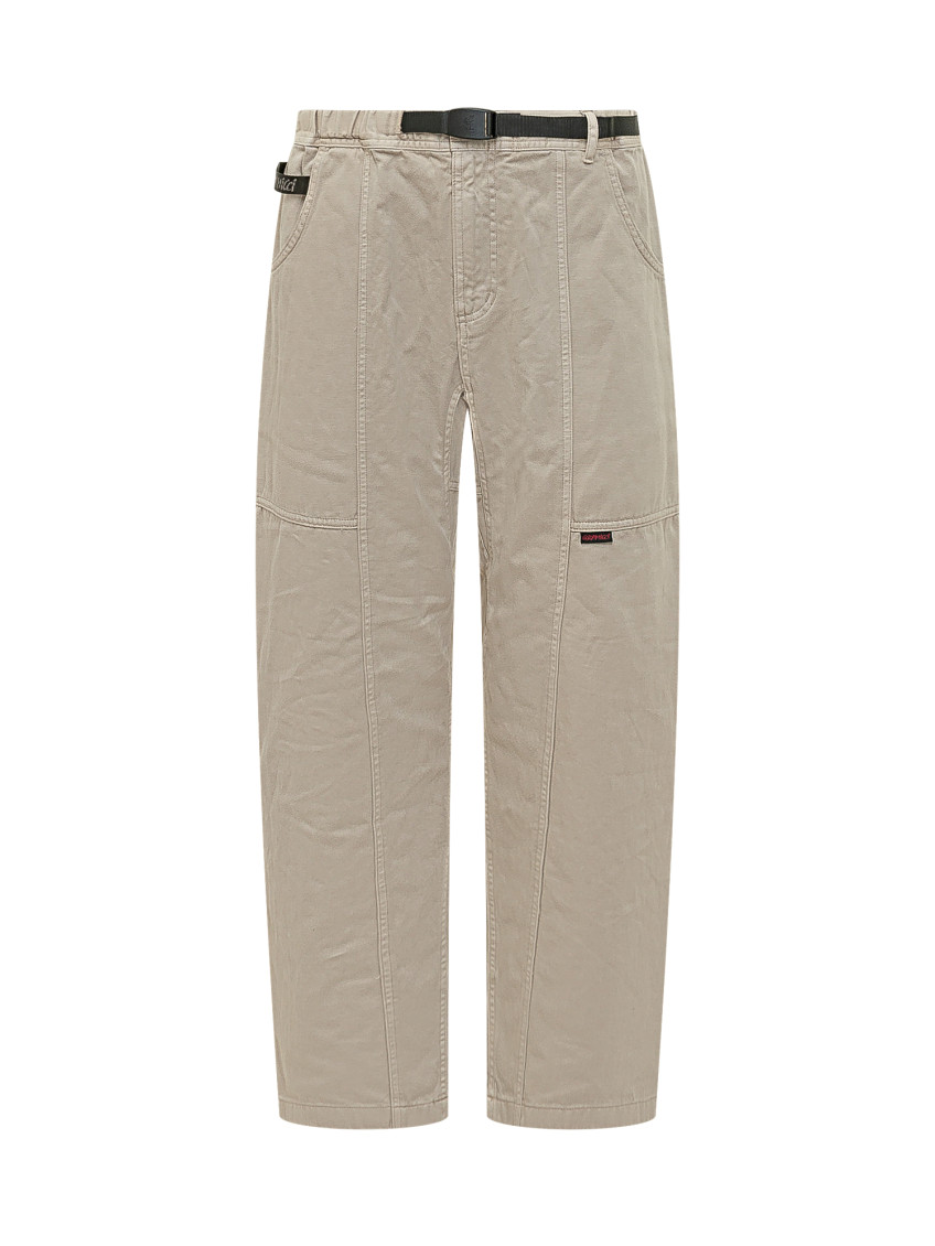 Beige Regular Cargos Pants