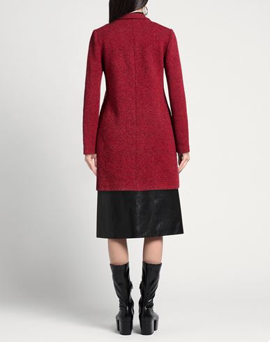 Woman Coat Rust Size 10 Wool, Silk, Polyacrylic