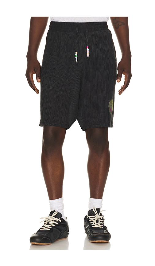 MISBHV Smile Shorts in Charcoal. - XL/1X also in L
