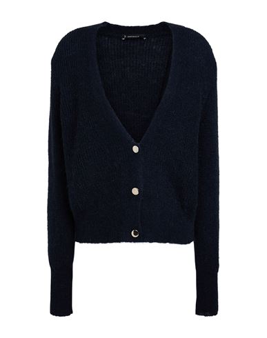 Woman Cardigan Midnight blue Size S Acrylic, Mohair wool, Polyamide