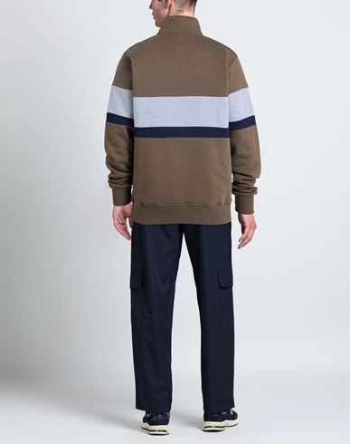 Man Sweatshirt Khaki Size S Cotton