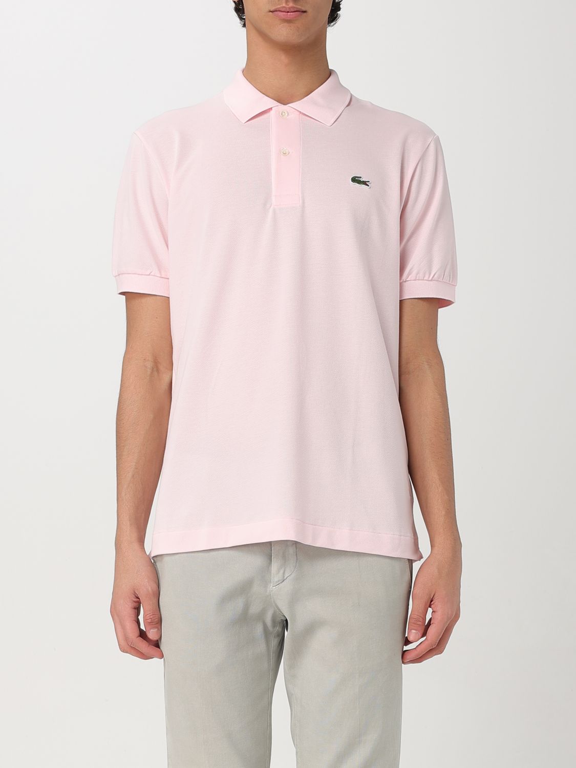 Polo Shirt Men color Pink