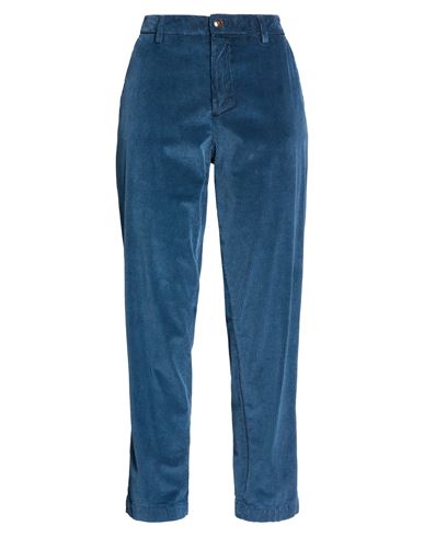 Woman Pants Navy Size 4 Cotton, Modal, Elastane