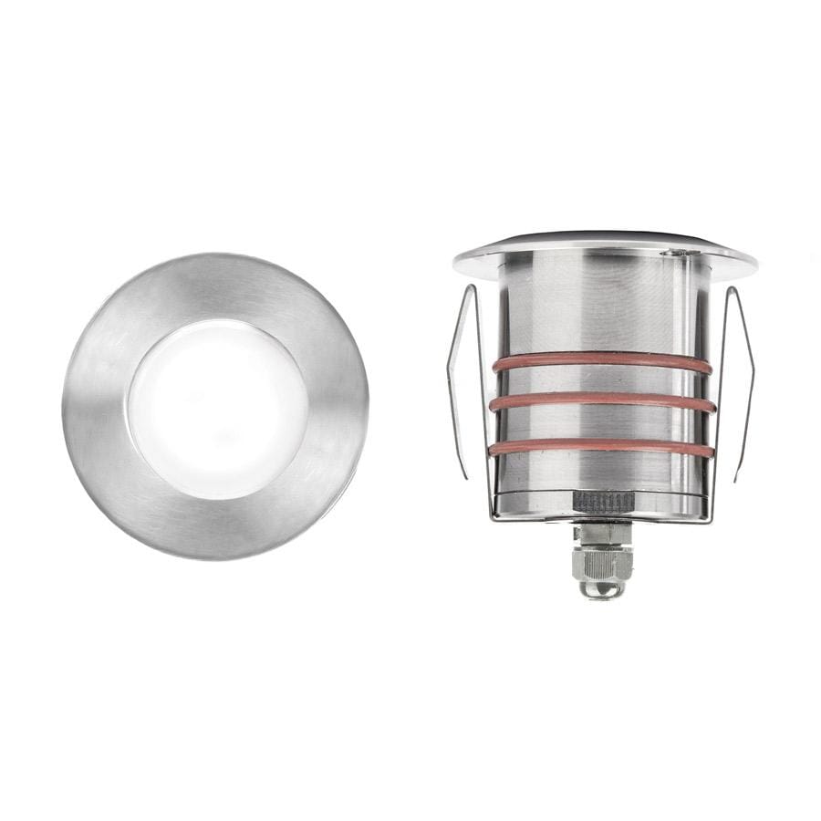 WAC Lighting 1-Light LED 2" 12V Indicator Light in Stainless Stee