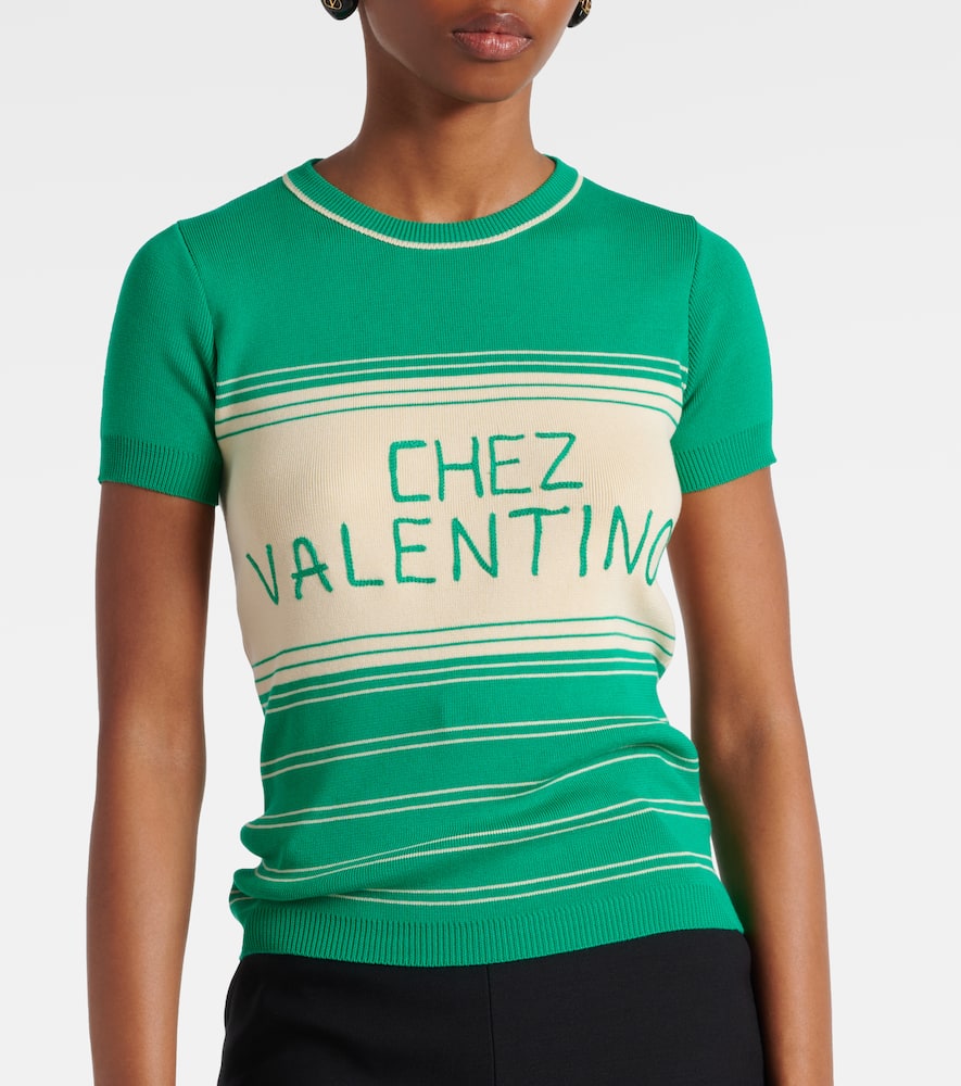 Chez striped cotton top