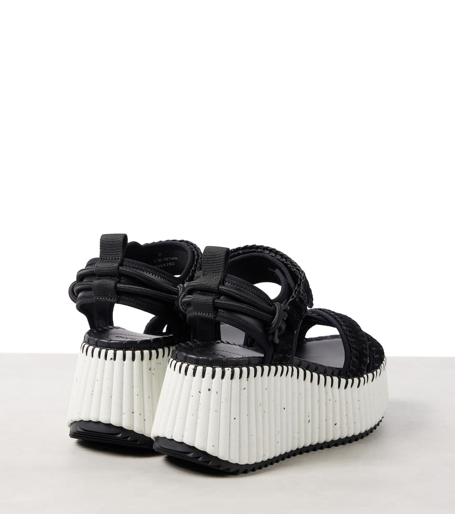 Chloé Nama suede platform sandals