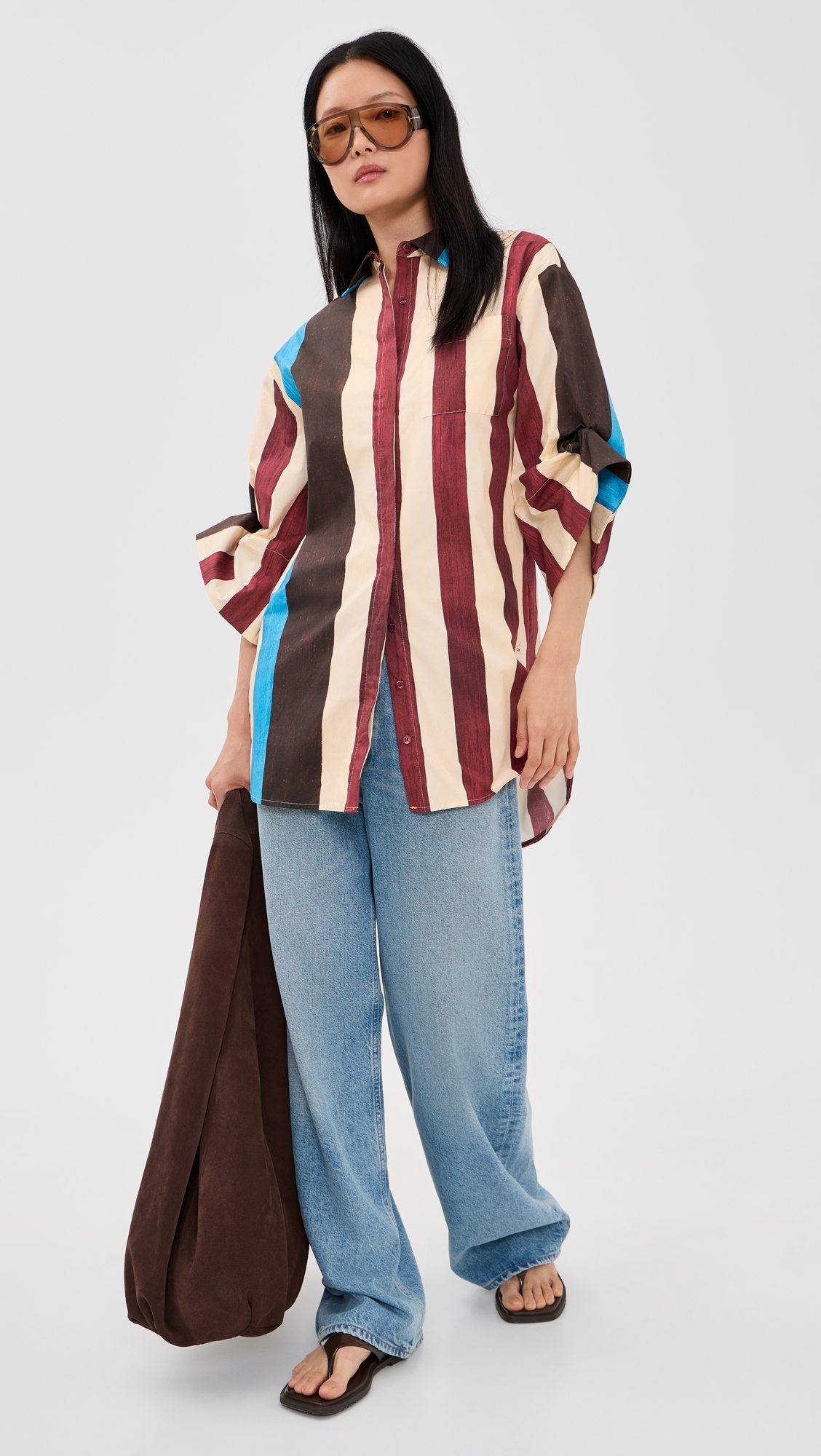 Nico Mini Dress Caffe Stripe