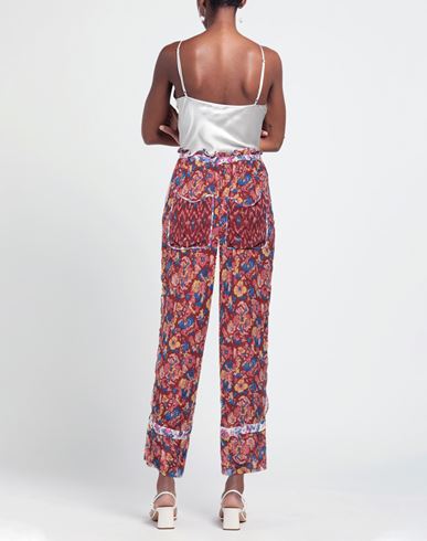 Woman Pants Burgundy