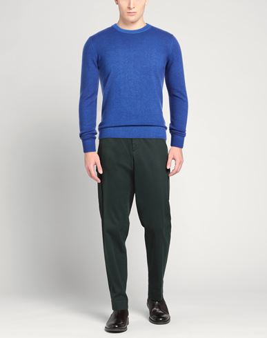 Man Sweater Blue Size 42 Cashmere