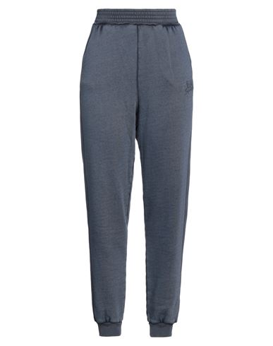Ea7 Woman Pants Navy Size L Cotton, Elastane