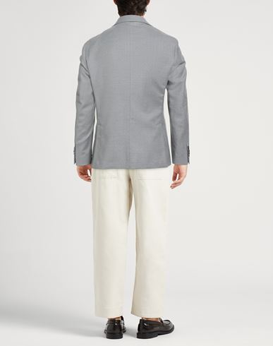 Man Blazer Light grey Size 40 Virgin Wool, Elastane