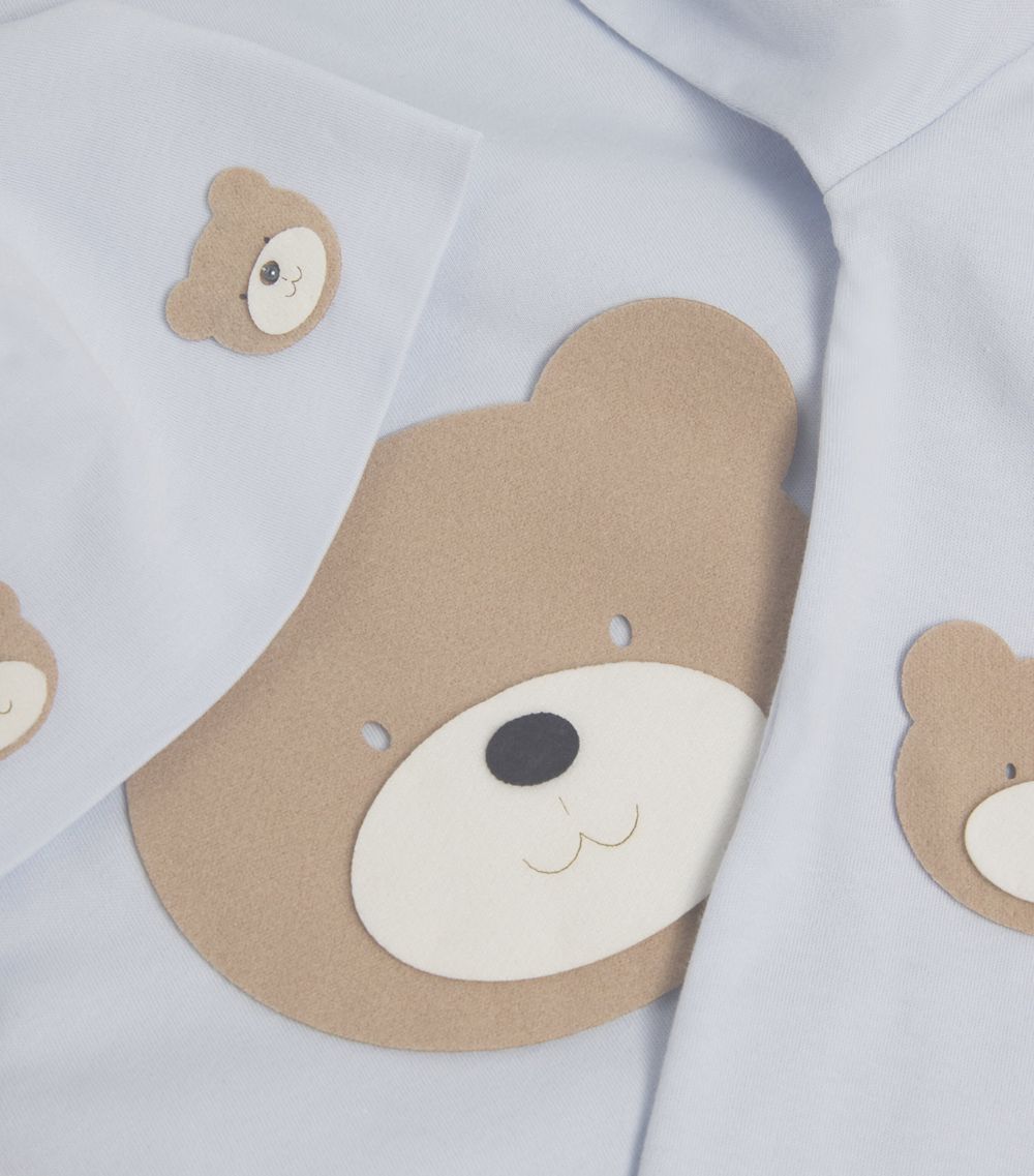 Cotton All-In-One, Hat And Blanket Set (1-9 Months)