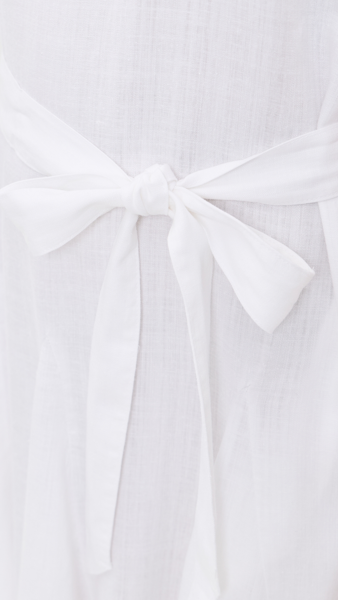 Lydia Linen Mini Dress White