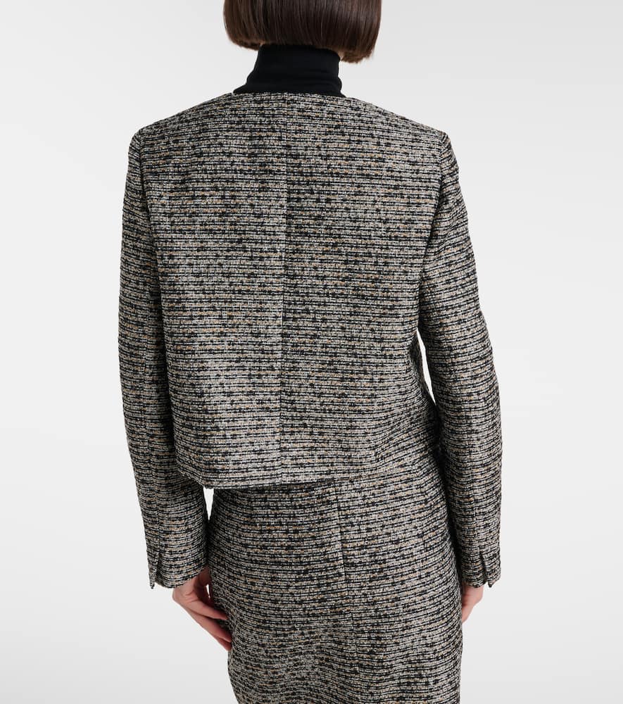Volume tweed jacket