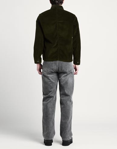 Man Jacket Dark green Size M Cotton