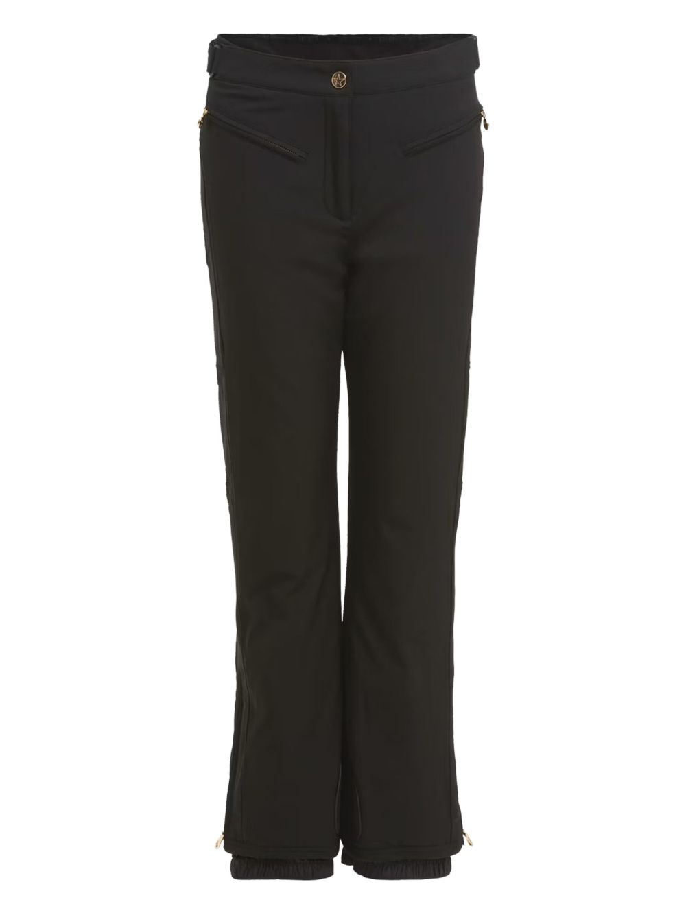 HIGH SOCIETY logo-engraved ski trousers - Black