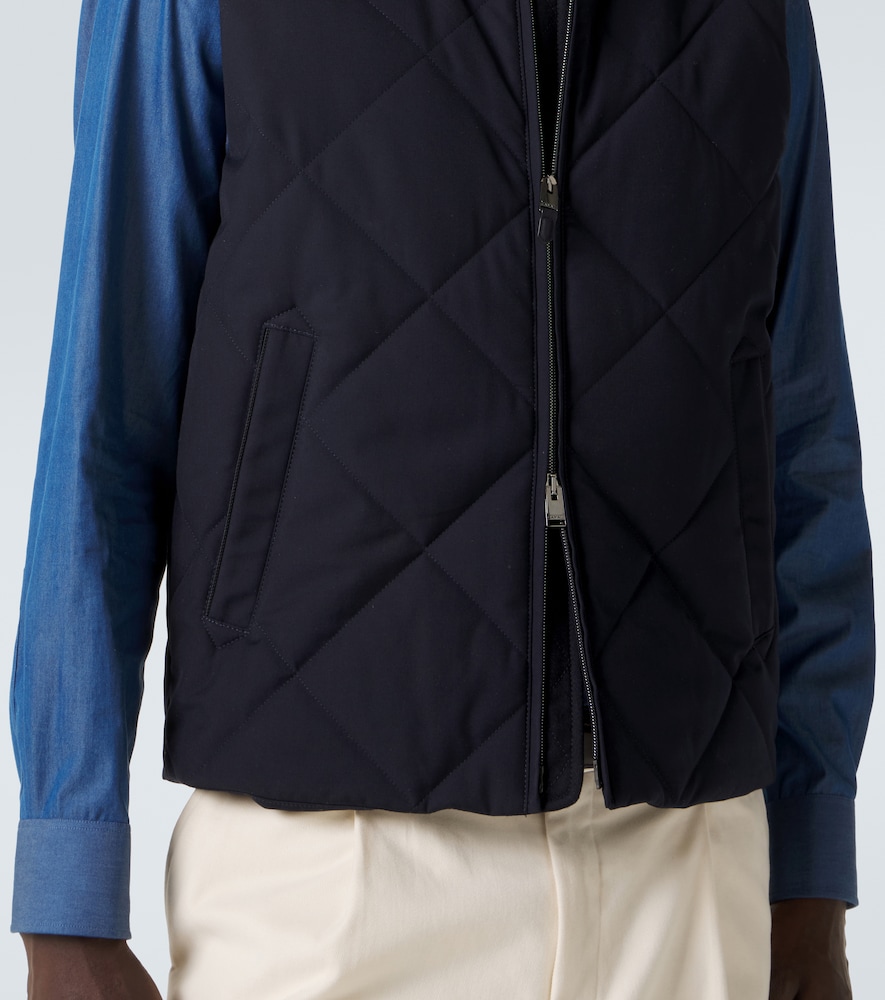 Quilted puffer vest