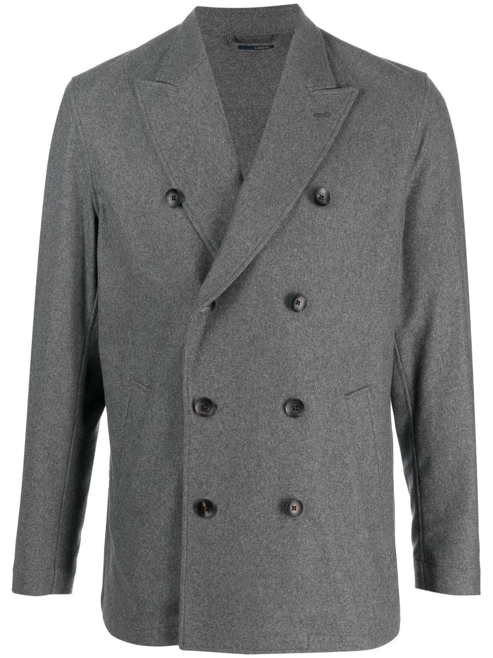 Double-breasted cashmere jacket - Grey