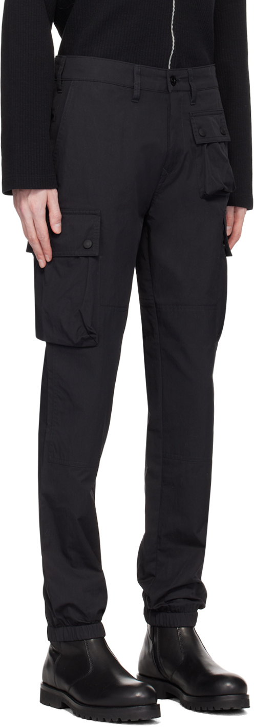Belstaff Black Trailmaster Cargo Pants