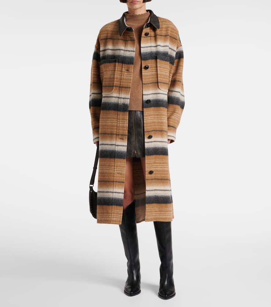 Djilaga wool-blend coat