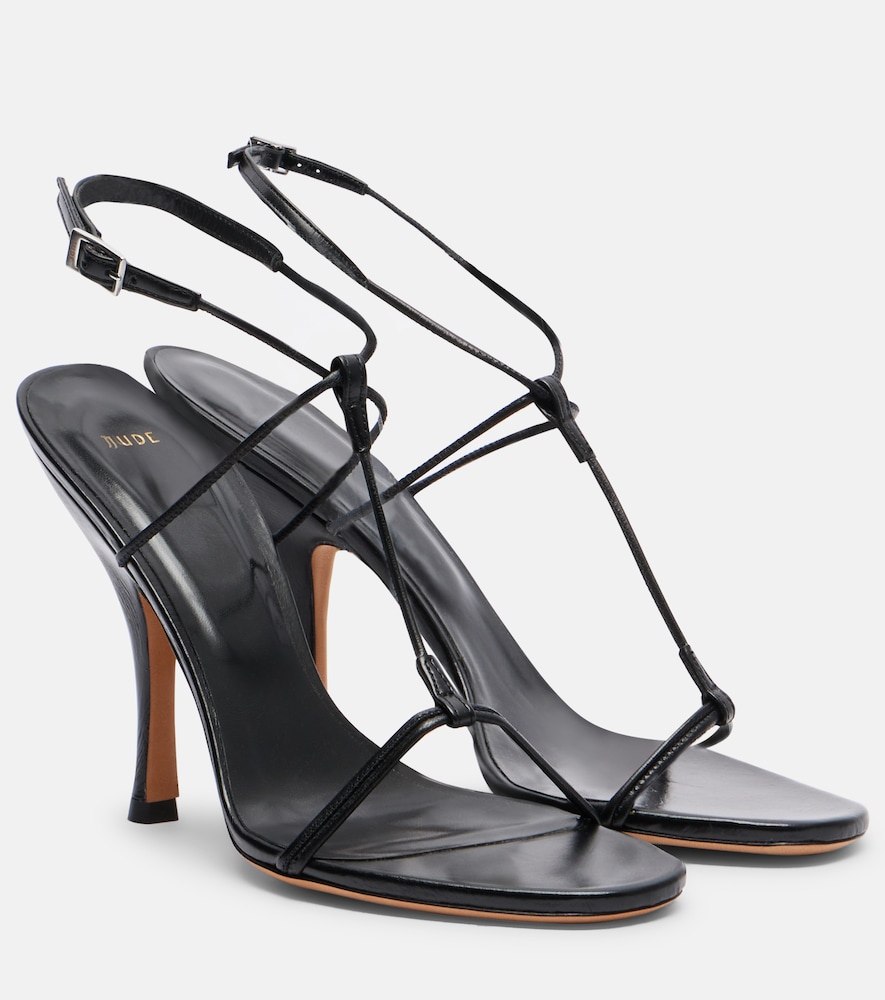 Mixer leather sandals
