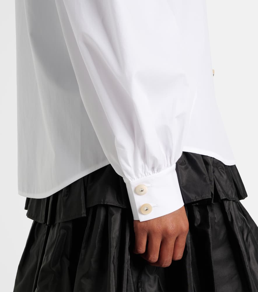 Cotton poplin shirt