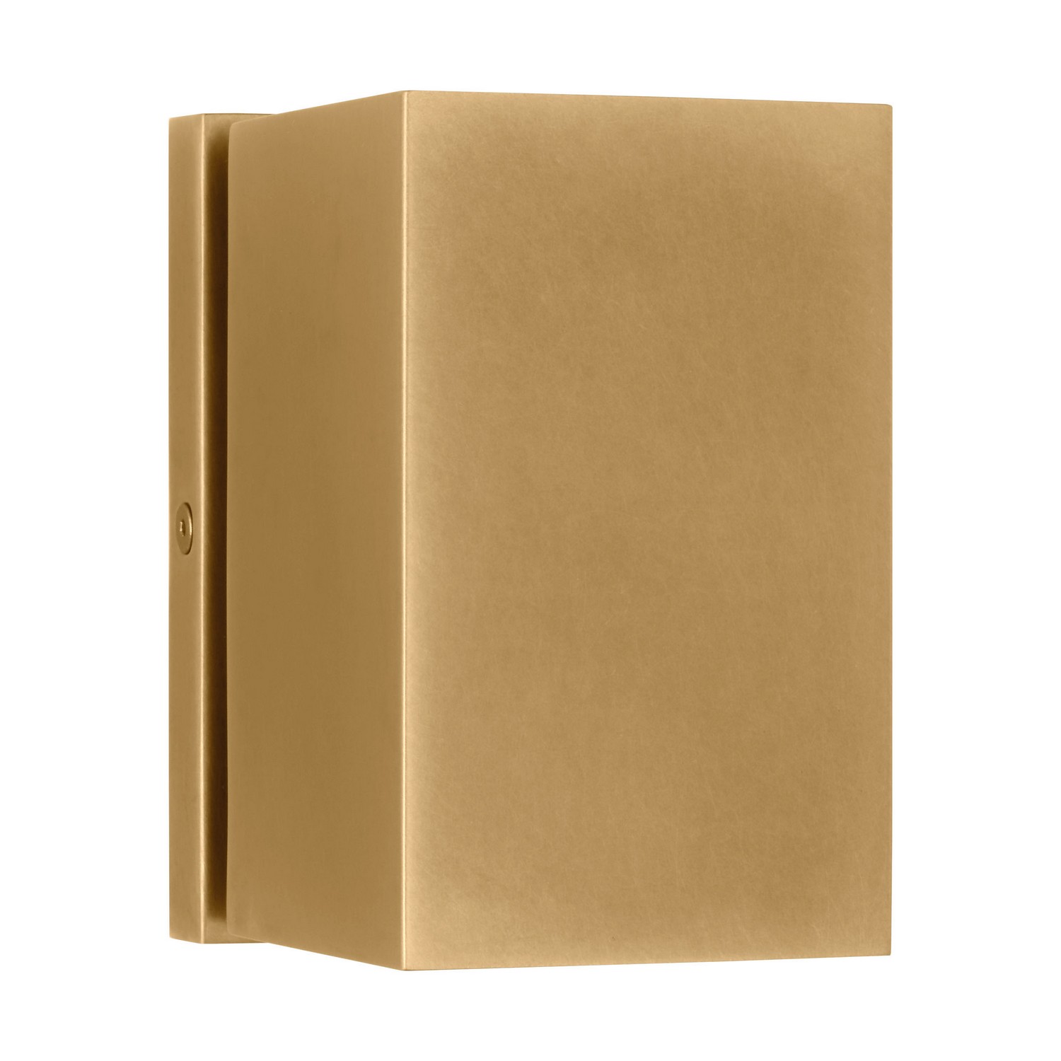 Natural Brass LED Outdoor Wall Mount from the Pressa Collection