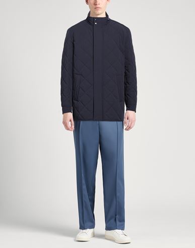 Man Puffer Navy Size L Polyester, Elastane