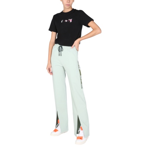 Split track pants