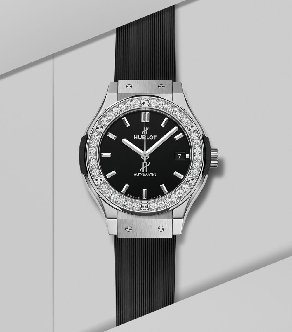 Titanium And Diamond Classic Fusion Watch 38Mm