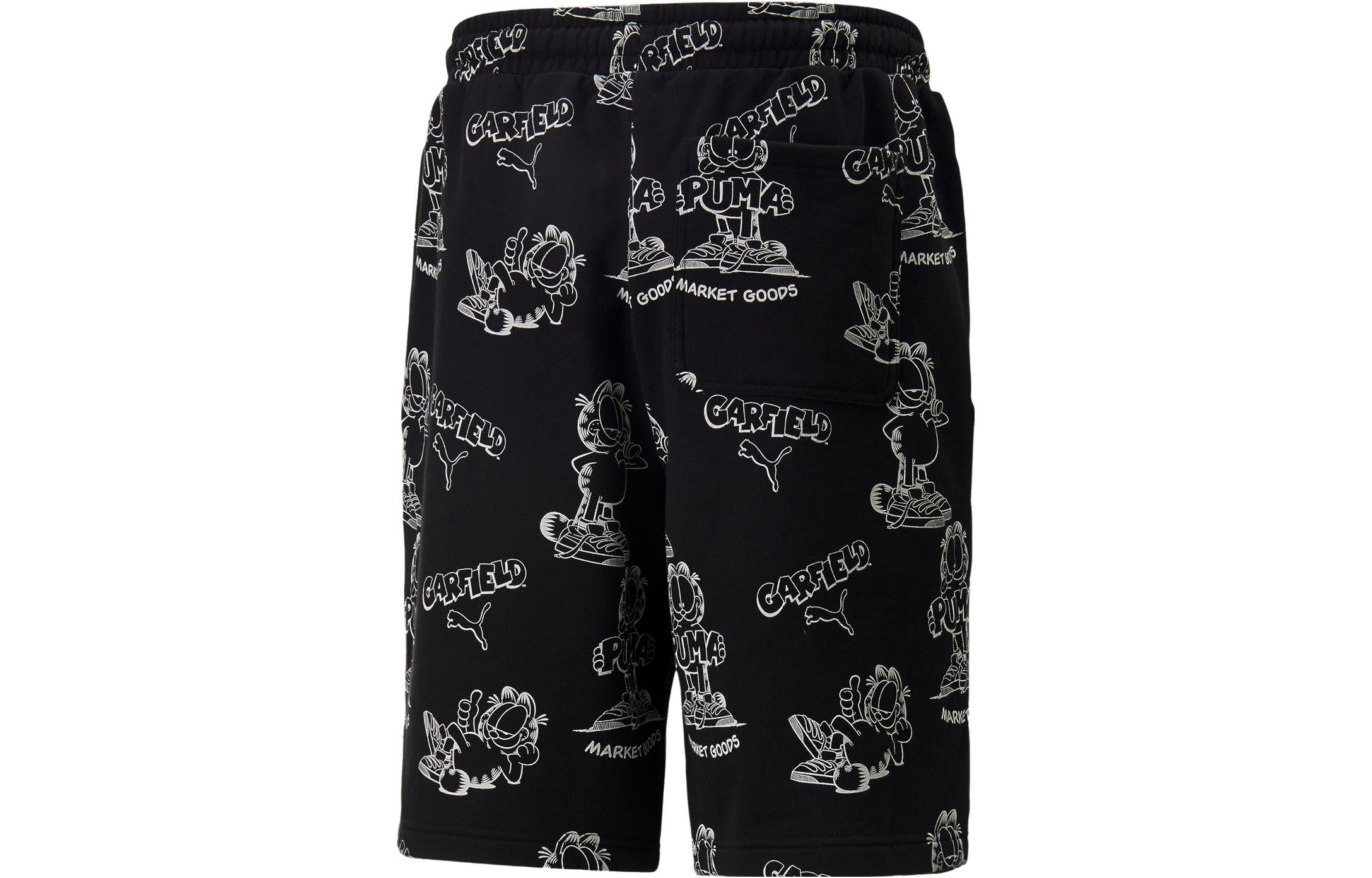 X Garfield All Over Printed Shorts 'Black'