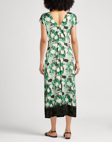 Aviù Woman Midi dress Green Size 6 Polyester, Elastane